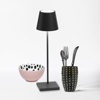 Επιτραπέζιο φωτιστικό Poldina Dark Grey